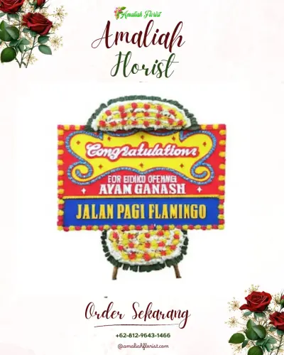Bunga Papan Congratulation di Pingit Lor
